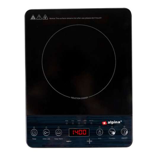 Alpina Cooker Plate Induction Single Grill- & Häll