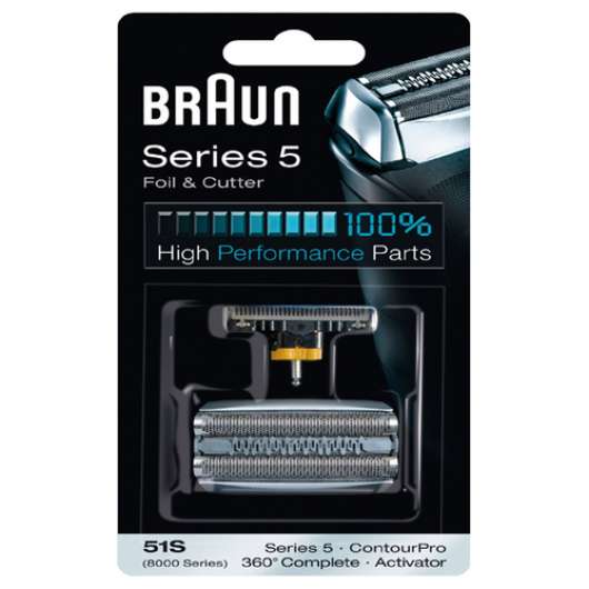 Braun 51s Multi Silver Combi Pack Tillbehör