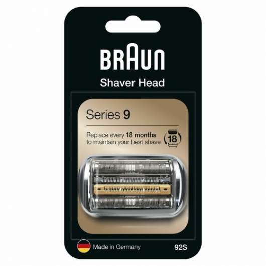 Braun 92S Silver. 10 st i lager