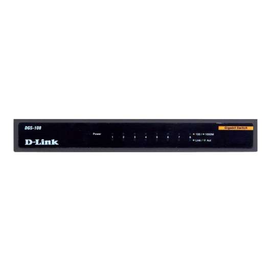 D-LINK 8-Port Gigabit Unm. Desktop
