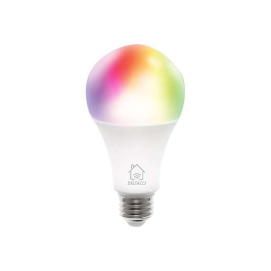 Deltaco RGB LED-lampa E27 - SH-LE27RGB