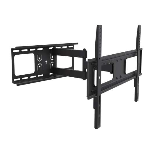 DELTACO väggfäste för TV/skärm, 32-75”, max 50kg, 3 leder, svart