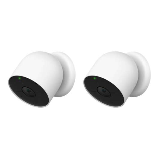 Google Nest Cam - Vit (2-pack)