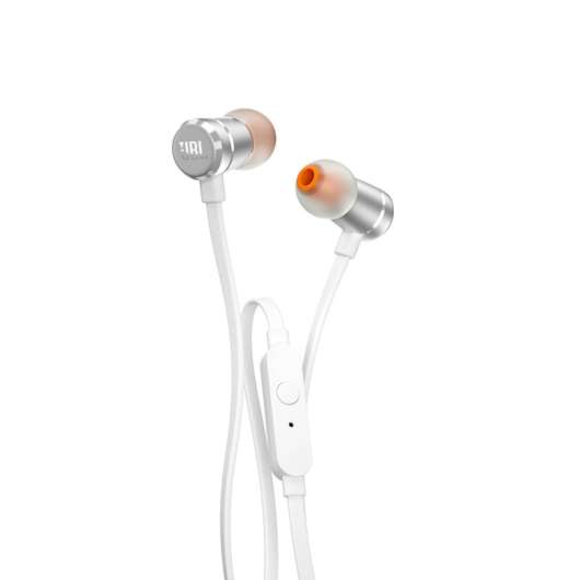 JBL T290 IN-EAR CORDED ONE BUTTON REMOTE SILVER
