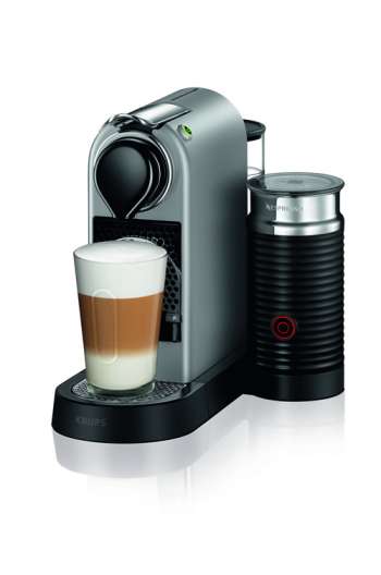 Nespresso Citiz & Milk, 1,0 L. , Silver Kapselmaskin -