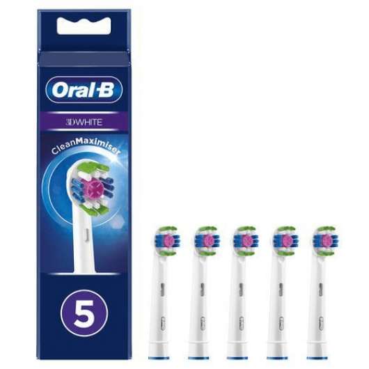 Oral-b 3d White 5 Pcs Tillbehör Till Tandvård