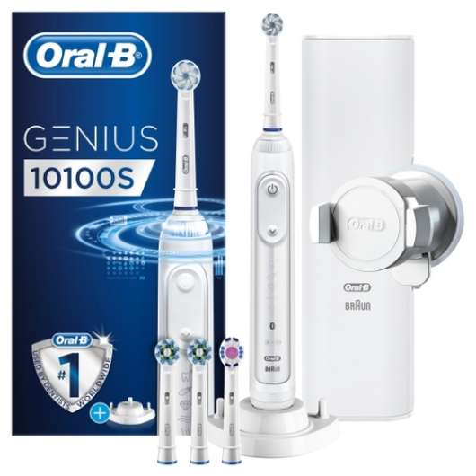 Oral-B Genius 10100S White. 4 st i lager
