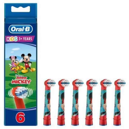 Oral-b Kids Mickey 2+2+2 Pcs Tillbehör Till Tandvård