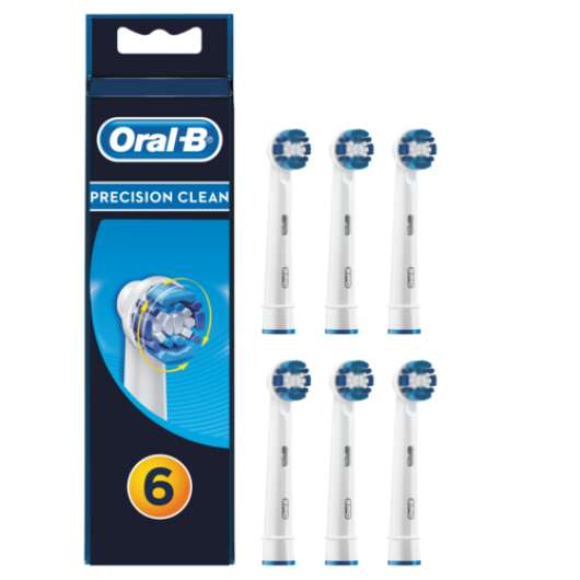 Oral-B Precision Clean 6-pack. 4 st i lager