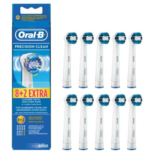 Oral-B Precision Clean 8+2. 10 st i lager