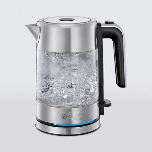 Russell Hobbs Compact Home Kettle - Glass. 2 st i lager